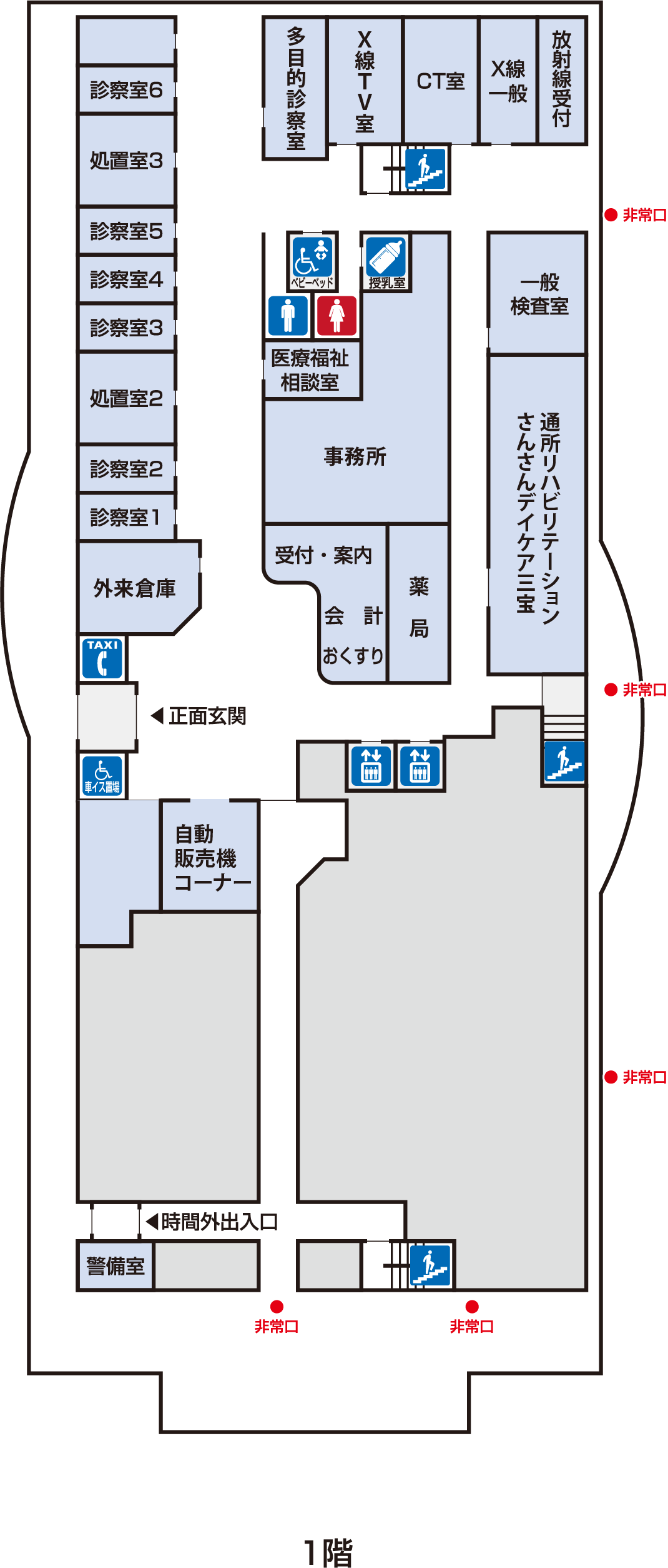 1階フロアマップ